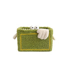 Quirky Monster Striped Storage Basket