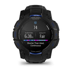 Garmin Instinct® 3 AMOLED (50 mm) - Rugged GPS Watch - Black/Bolt Blue