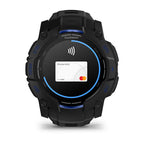 Garmin Instinct® 3 AMOLED (50 mm) - Rugged GPS Watch - Black/Bolt Blue