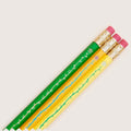 Ensemble Crayons Fantaisie Bloom – Fleurs Feuilles Dorées – Fabriqué au Canada – Penchi