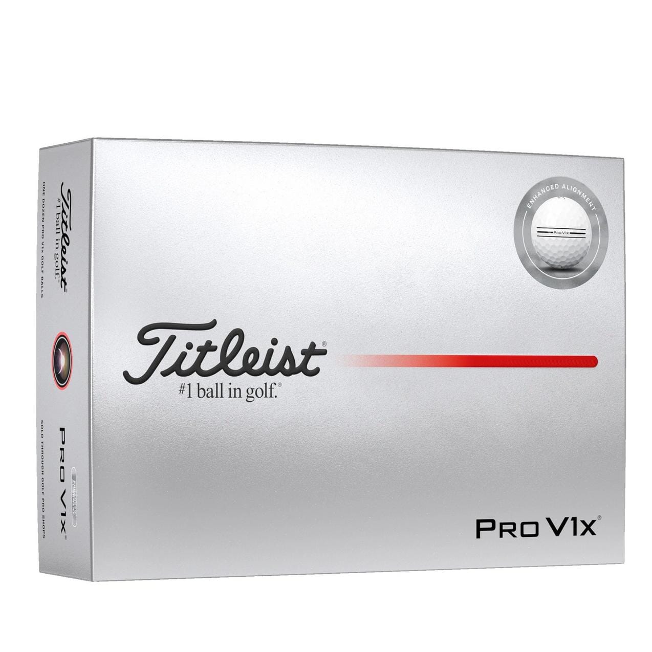 Balles de Golf Titleist Pro V1x 2025 – Alignement Amélioré – Boîte/12 ou Manchon/3