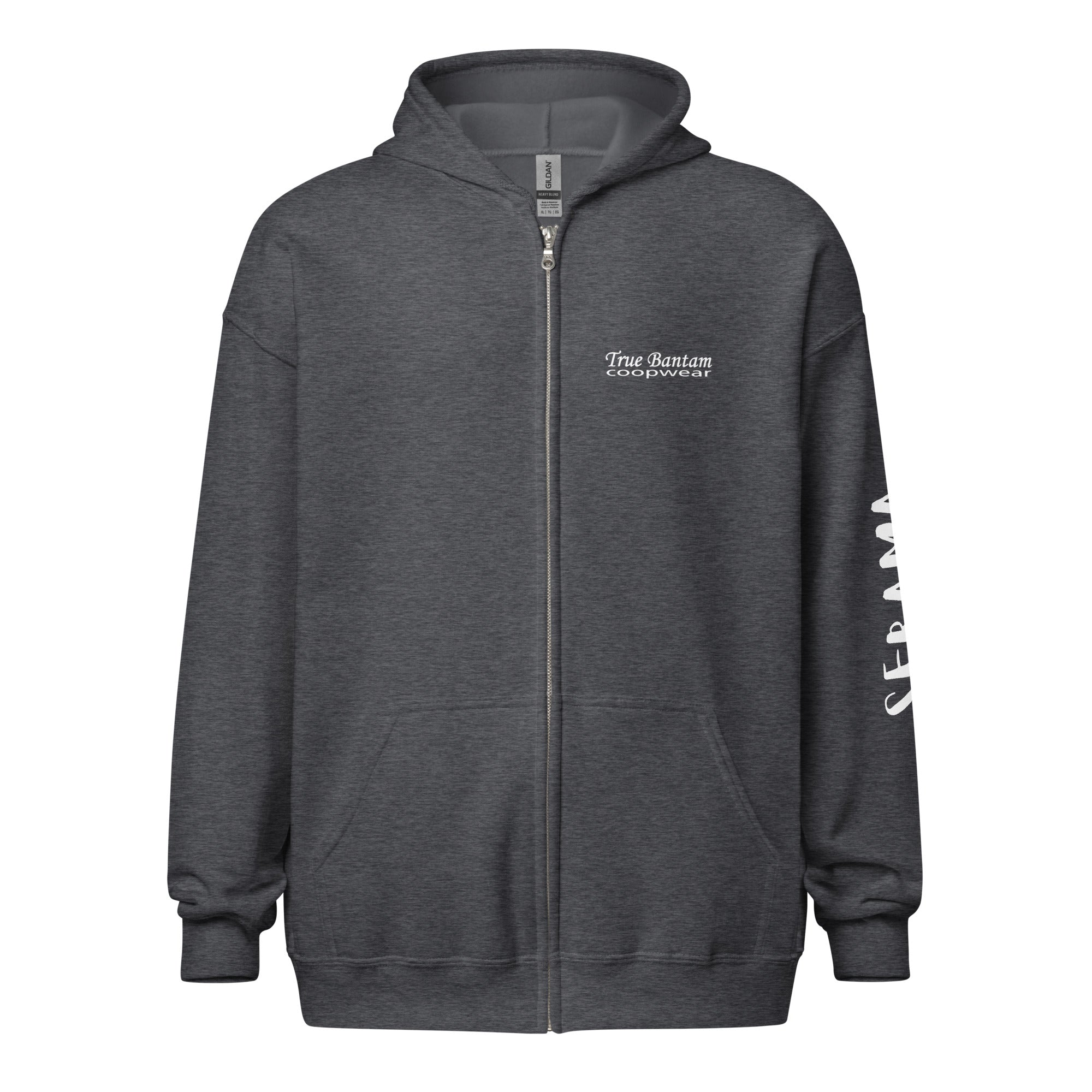 Kangourou Zippé Unisexe Serama – True Bantam Coopwear