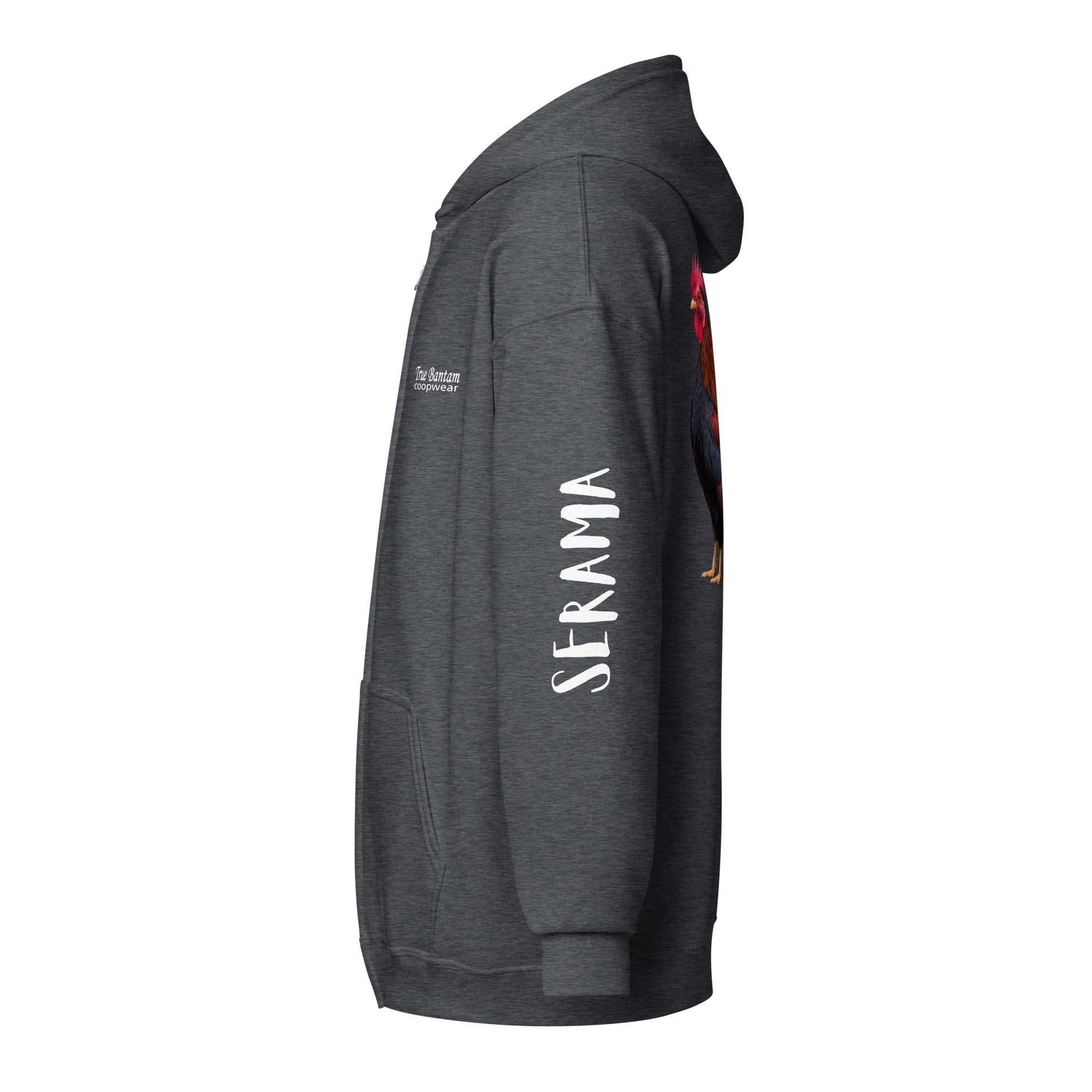 Kangourou Zippé Unisexe Serama – True Bantam Coopwear
