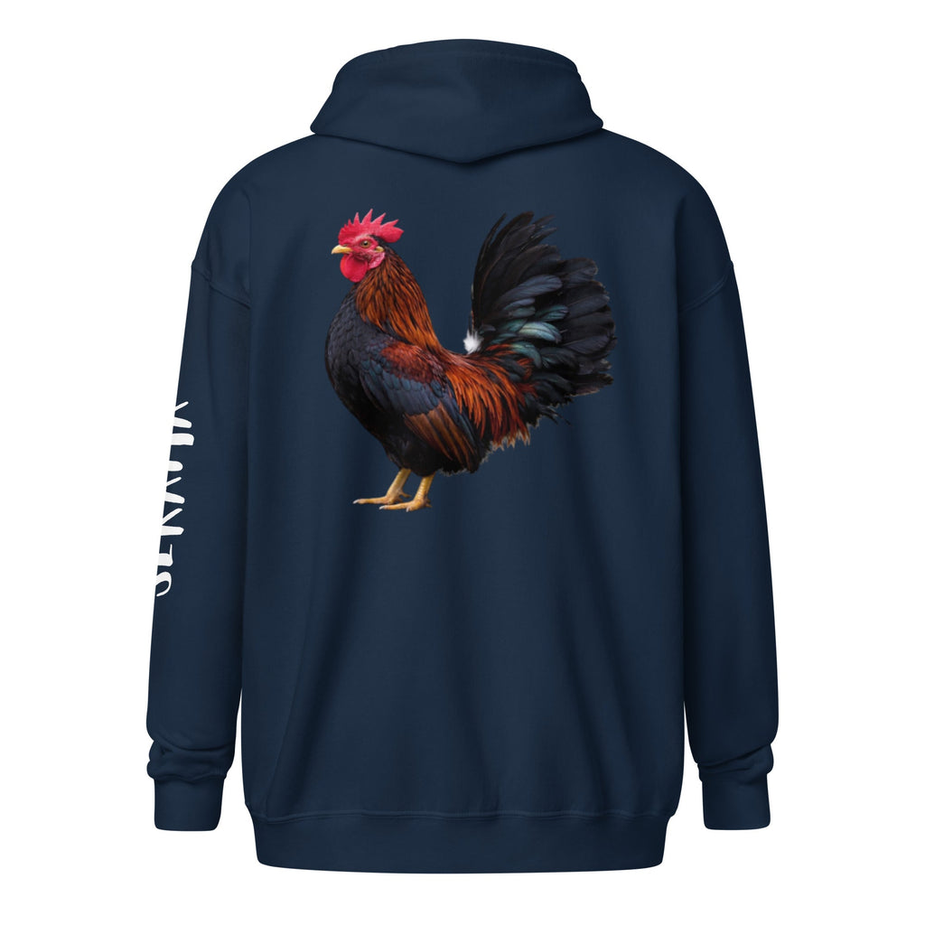 Kangourou Zippé Unisexe Serama – True Bantam Coopwear